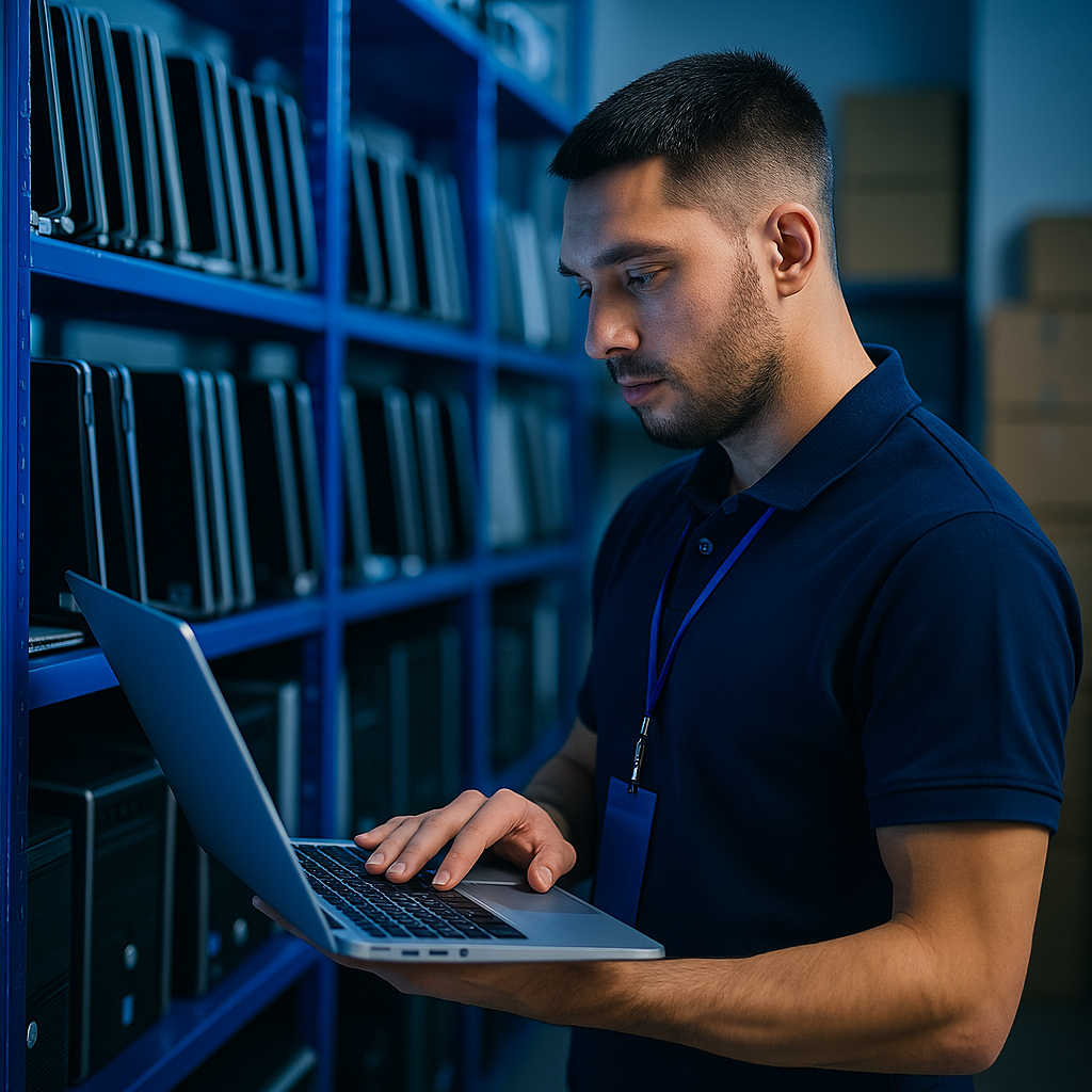 Imagem de monitoramento empresarial